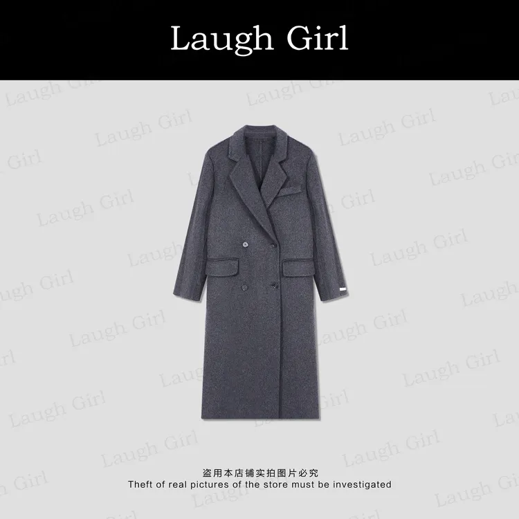 楚楚君 Laugh girl【气场十足】气场十足翻领双面大衣SL53932J
