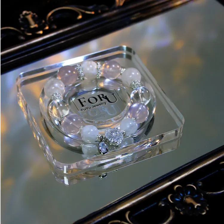 【甜梦】FORU 原创设计 天然粉水晶暴风雪千金手串