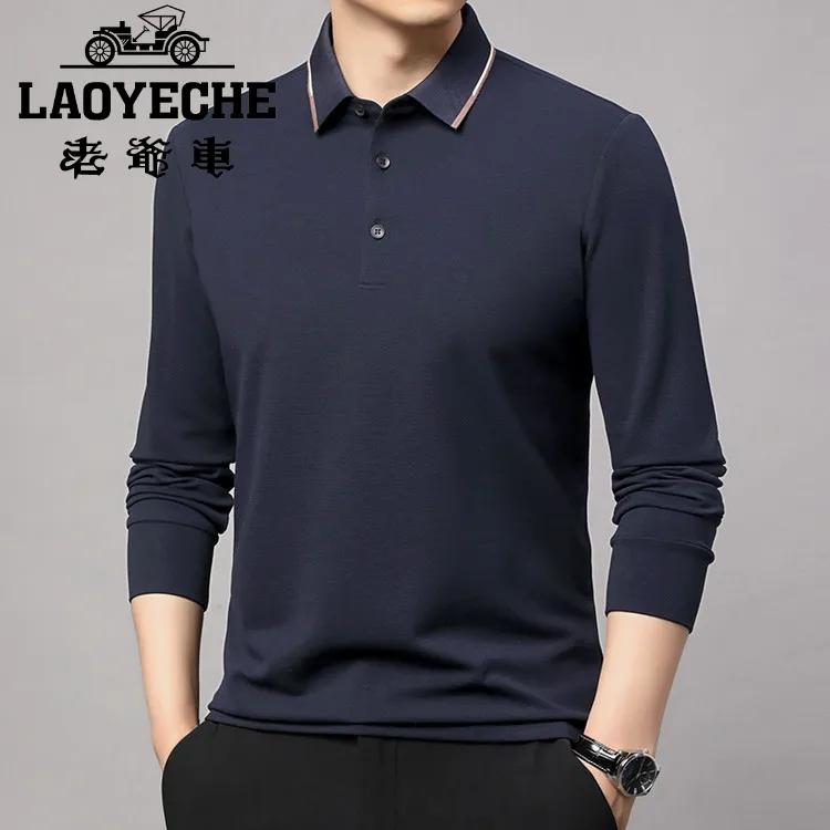 老爷车Polo衫男装2025年夏季纯色