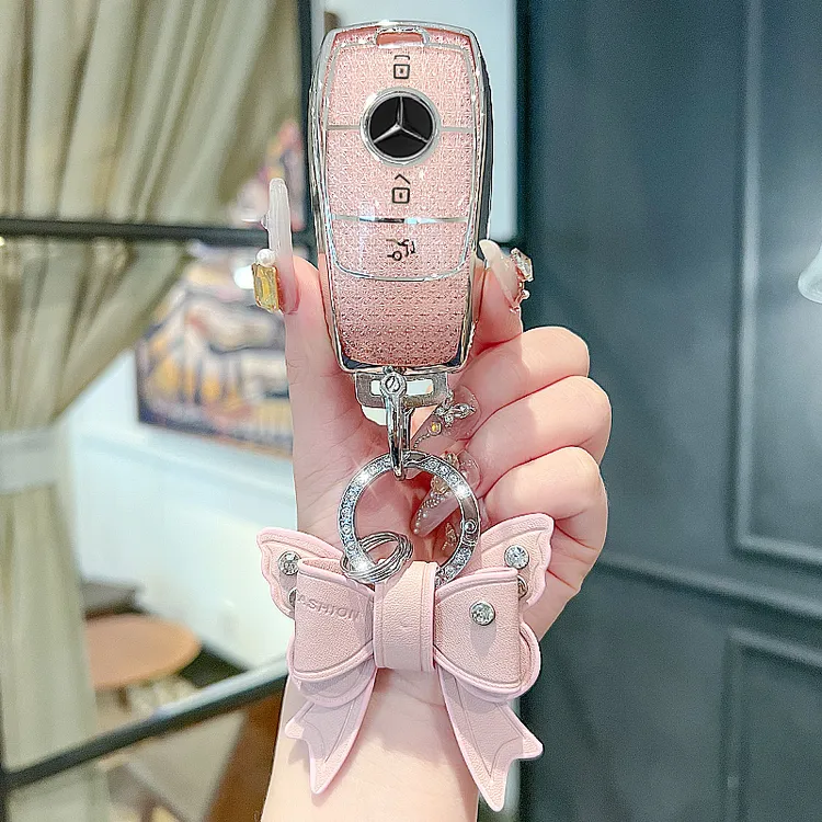 奔驰e300l钥匙套a200l车glc260壳gla扣glb200 e260女c260l gle350