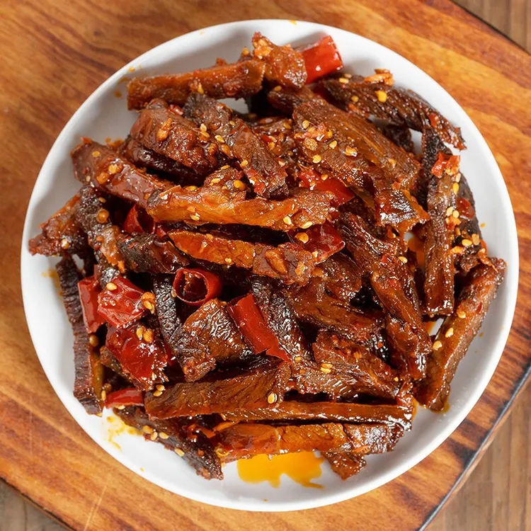 大嘴先生四川特色冷吃牛肉熟食麻辣牛肉干真空包装解馋零食