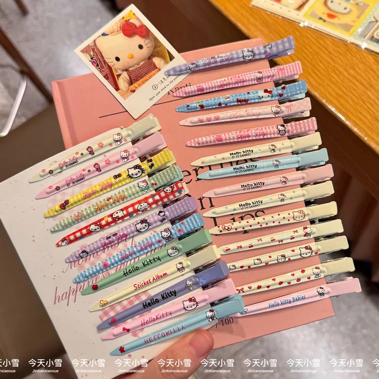 爆款蓬松Kitty发夹一字发卡萌趣卡通头饰少女蓬松刘海碎发神器