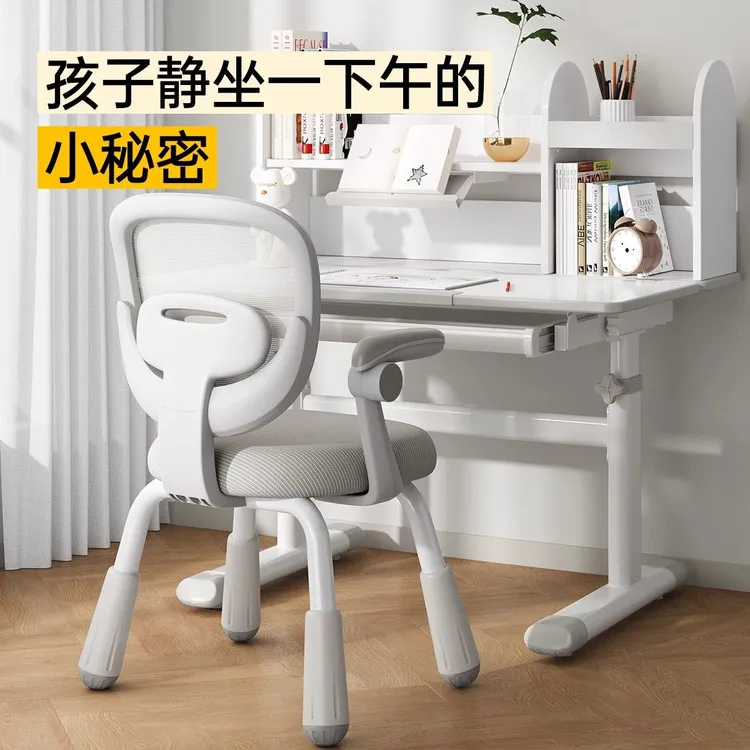 儿童椅子新款家用学习写字椅初高中小学生升降书桌舒适久坐靠背