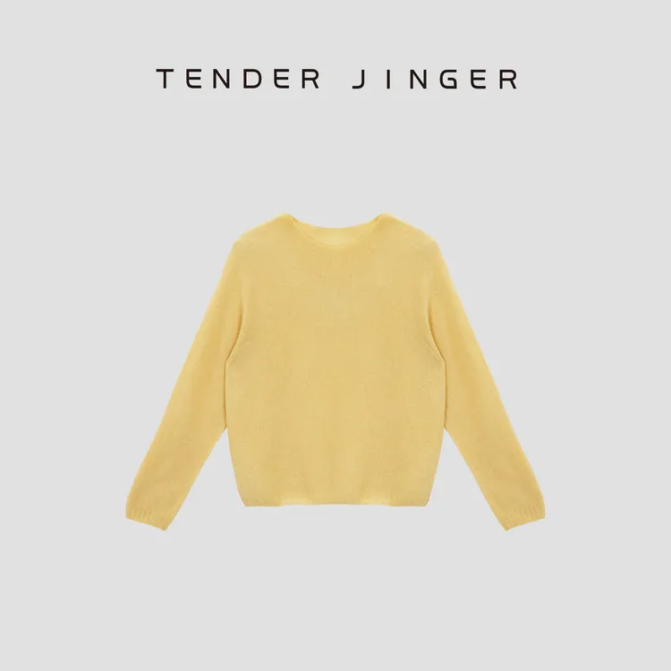Tender Jinger【打翻调色盘】山羊绒桑蚕丝混纺针织衫T53MII41009