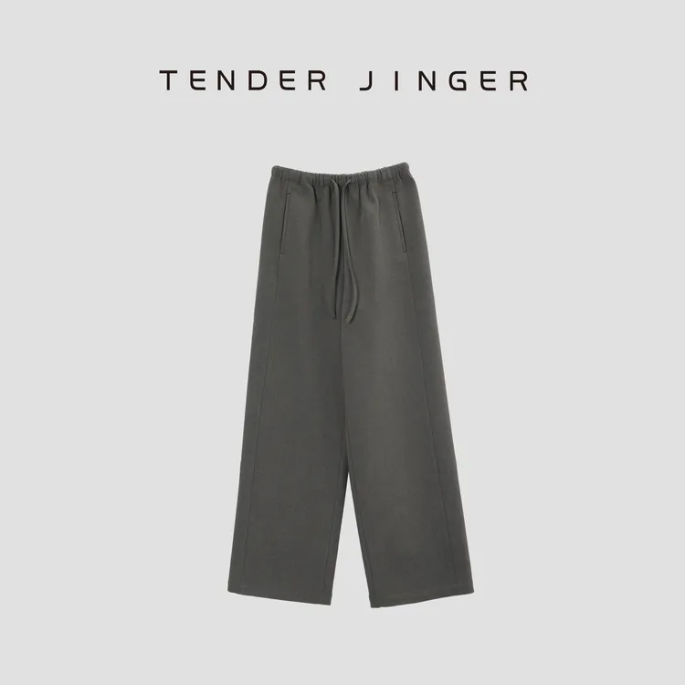 【黑标】松紧腰直筒阔腿裤T44SAI78959