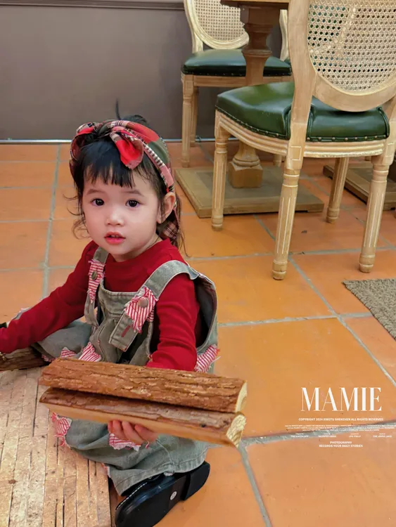 麦米原创【半岛铁盒】水洗做旧贴布星星牛仔背带裤复古中古背带裤