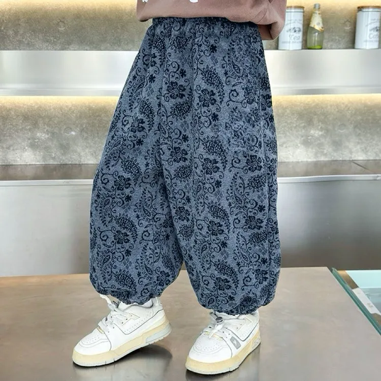 2025春秋宝宝裤子休闲裤春秋儿童长裤男童女童运动童装衣服卫裤