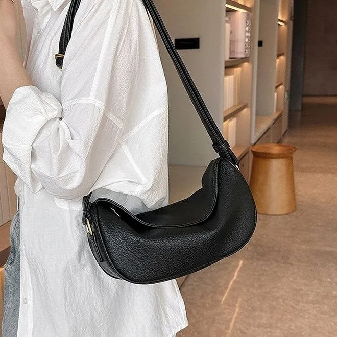 高级质感小众小包包女2025新款潮爆款饺子包时尚腋下包单肩斜挎包