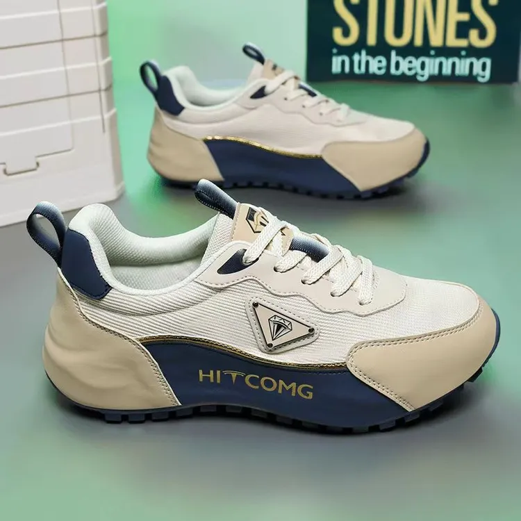 秋冬软底男鞋透气时尚情侣运动鞋百搭2025老爹鞋板鞋防滑冬季潮流