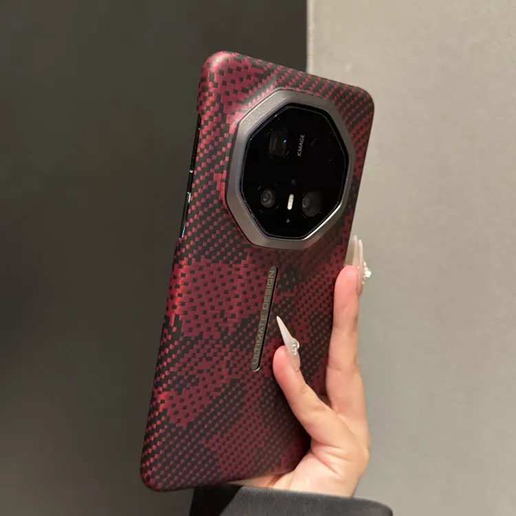 【高品质】正品碳钎维适用华为mate70rs非凡大师手机壳超薄凯夫拉
