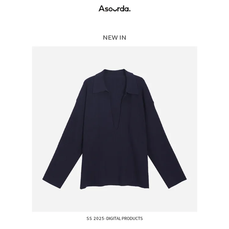 一口苏达里拉毛衣 百搭老钱千金清冷感贵系衣服秋冬遮肉显瘦毛衣