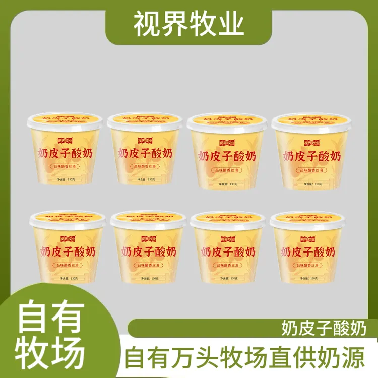 奶皮子酸奶网红爆款同紫光园奶皮子单杯发酵8杯（主）