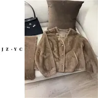 【洁子推荐】3017时尚百搭休闲毛毛外套