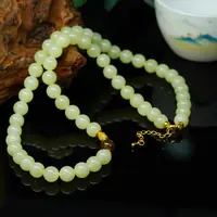 【小北好物】和田玉DIY项链约7.5mm+【多样性发一件】2QH54X393