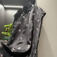 【彩绣百蝶】中式复古斜襟盘扣传统改良夏季蝴蝶宽松气质连衣裙5265