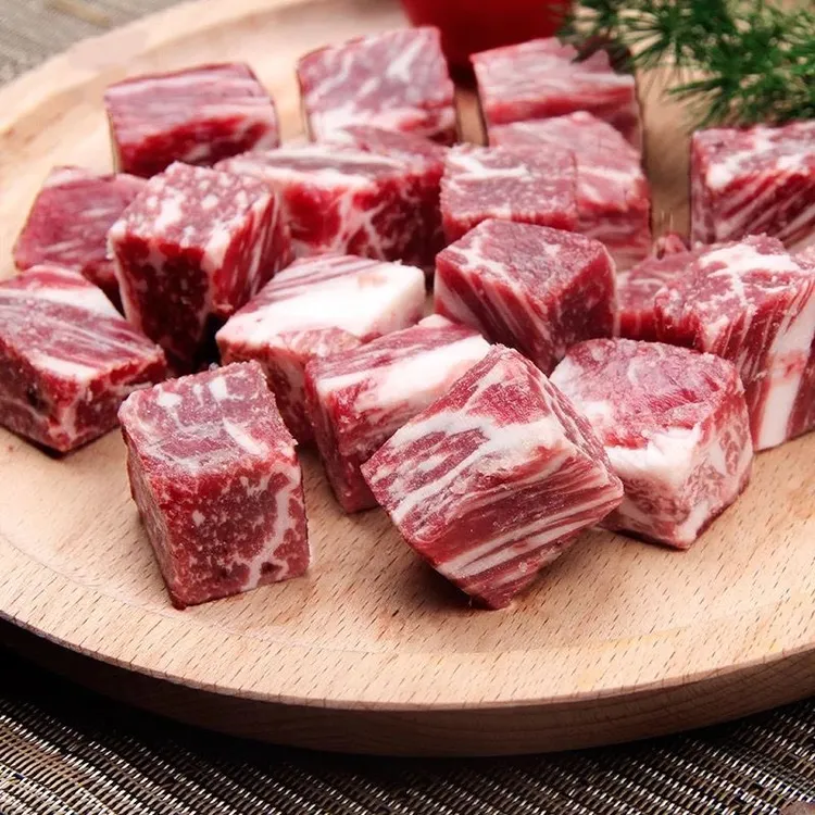 【顺丰冷链】澳洲进口和牛肉粒调理清真烧烤用雪花牛肉牛肉块生牛肉