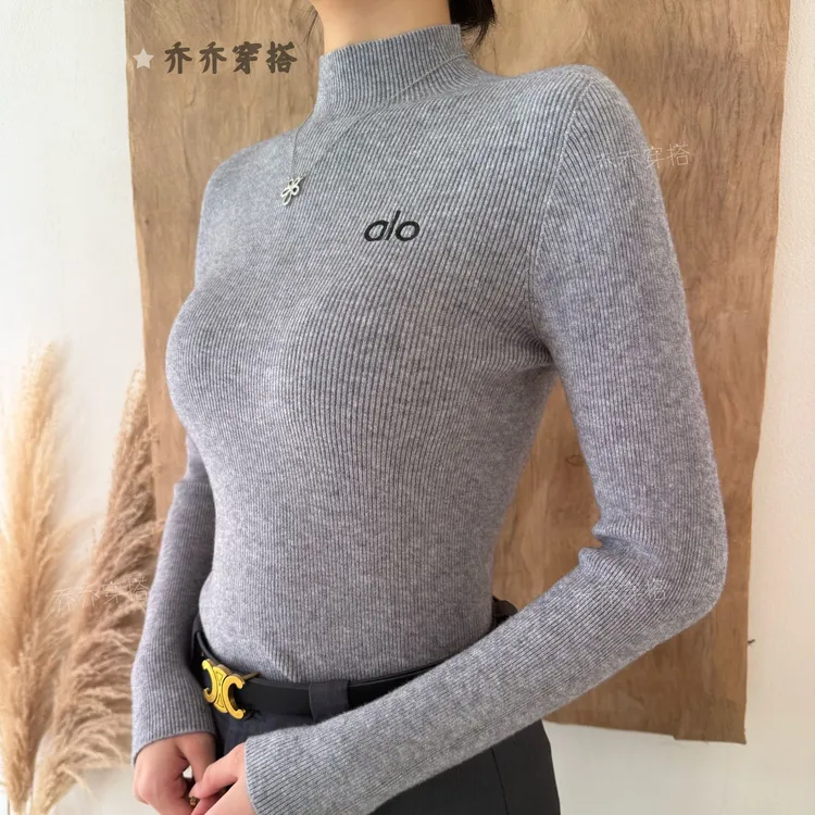 秋装新款网红洋气时尚炸街高级感女装针织衫毛衣可外穿精致打底衫