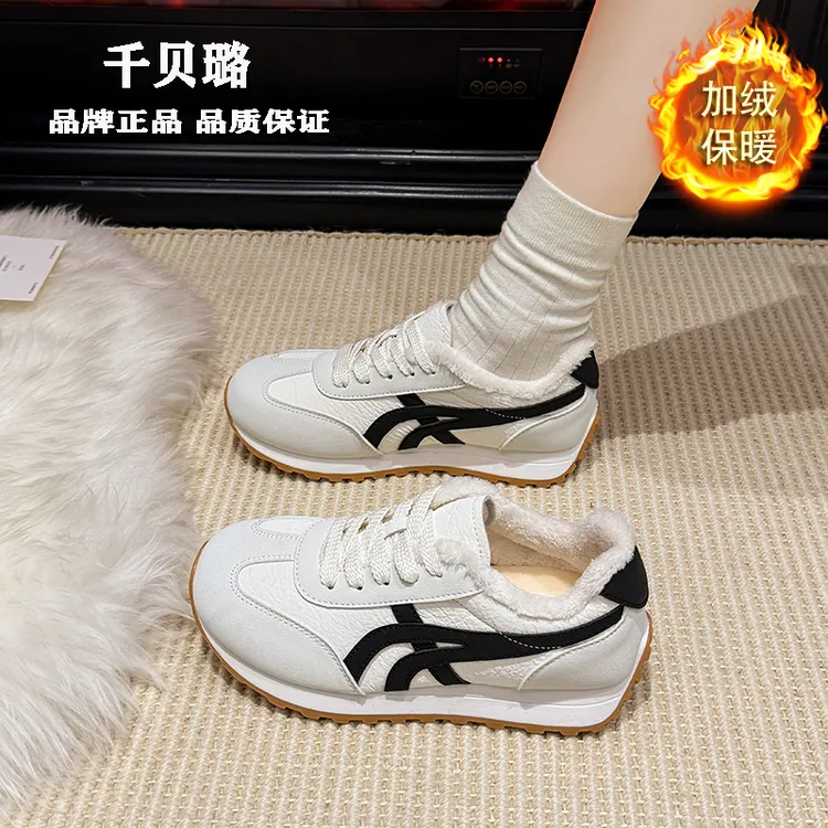 【推荐】2025冬季新款发财黄德训鞋休闲百搭潮鞋气质时尚女鞋
