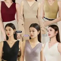 3649#蕾丝保暖背心