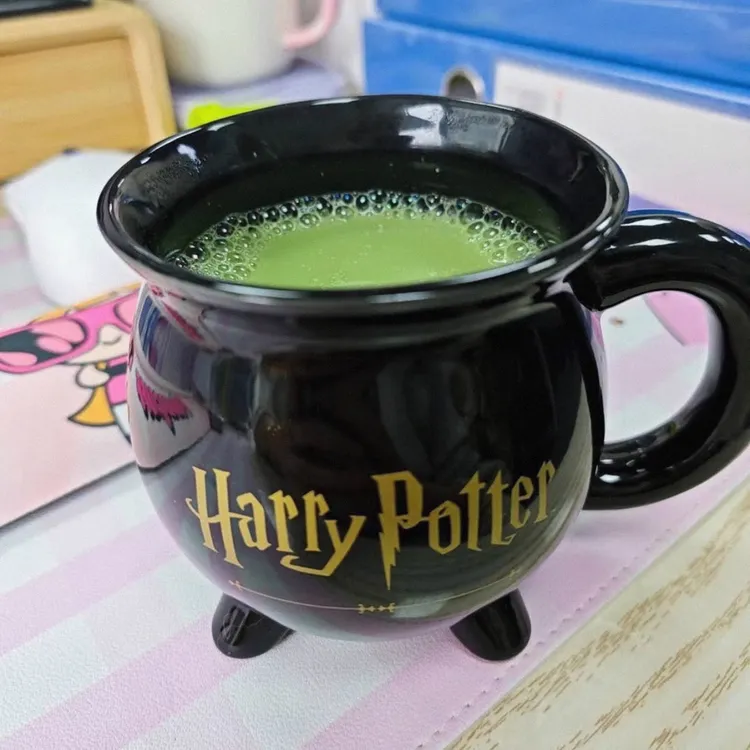 哈利波特限定周边魔法坩锅杯陶瓷马克杯咖啡杯茶水杯把手异形杯子