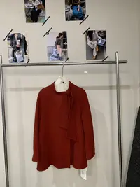 『雨美 Show』825229红色秋冬双面大衣