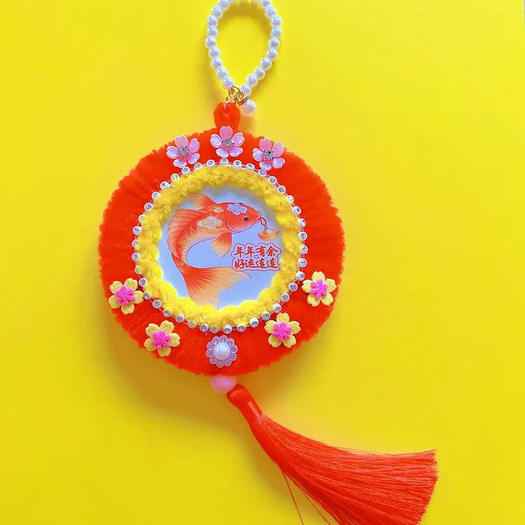 （成品）创意手工diy扭扭棒平安吉祥挂件（家居、车载）