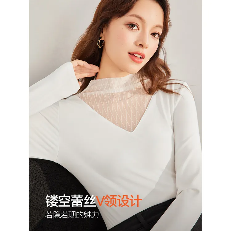 IEF/爱依服2025秋冬新款法式通勤气质设计感百搭打底上衣