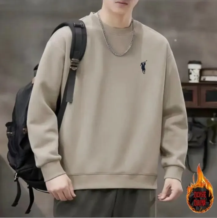 【传奇.战马】加绒加厚运动休闲时尚华棉圆领卫衣-战马