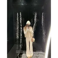 YESWOMEN过冬瘦瘦裤·高克重奥立绒针织料 微喇裤XYF71412C2023婷