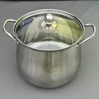 22cm不锈钢双耳玻璃带盖炖锅1个必备轻奢现代高级感简【汤家限定】