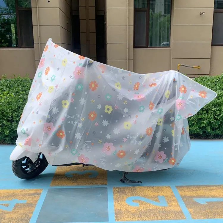 防尘加厚卡通套耐脏车罩防晒透明通用防水全罩防雨