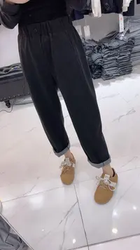 SHUSHU 秋季百搭气质显瘦奶奶裤