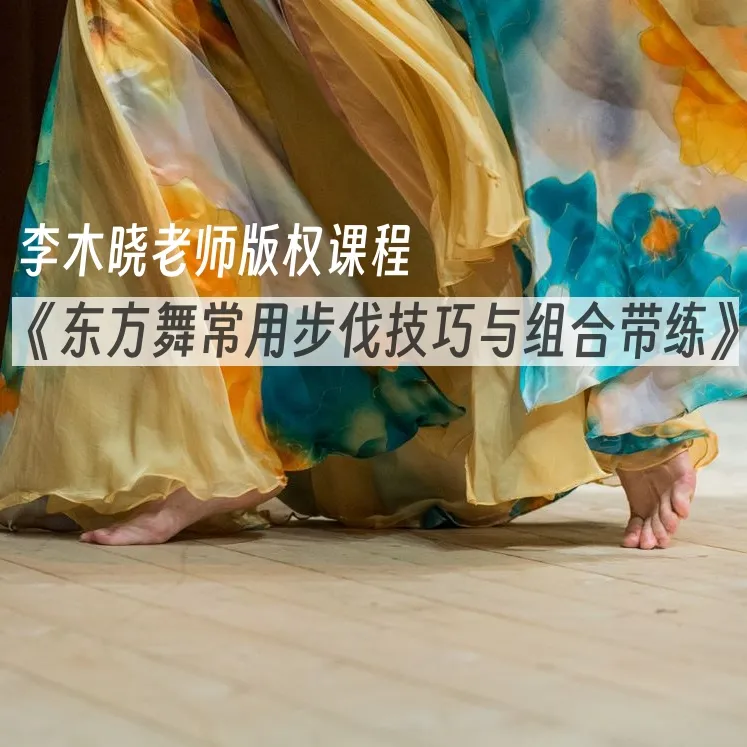《肚皮舞常用步伐技巧与组合》李木晓老师原创版权课程
