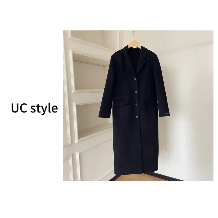 【UCSTYLE】‘人间理想型大衣’100羊毛长款大衣毛呢主播穿S码