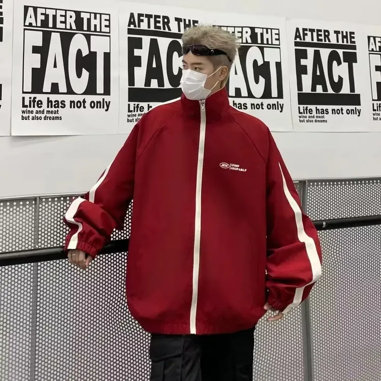 【双面穿➕现货】2025秋冬新款百搭夹克情侣宽松休闲翻领冲锋衣外套