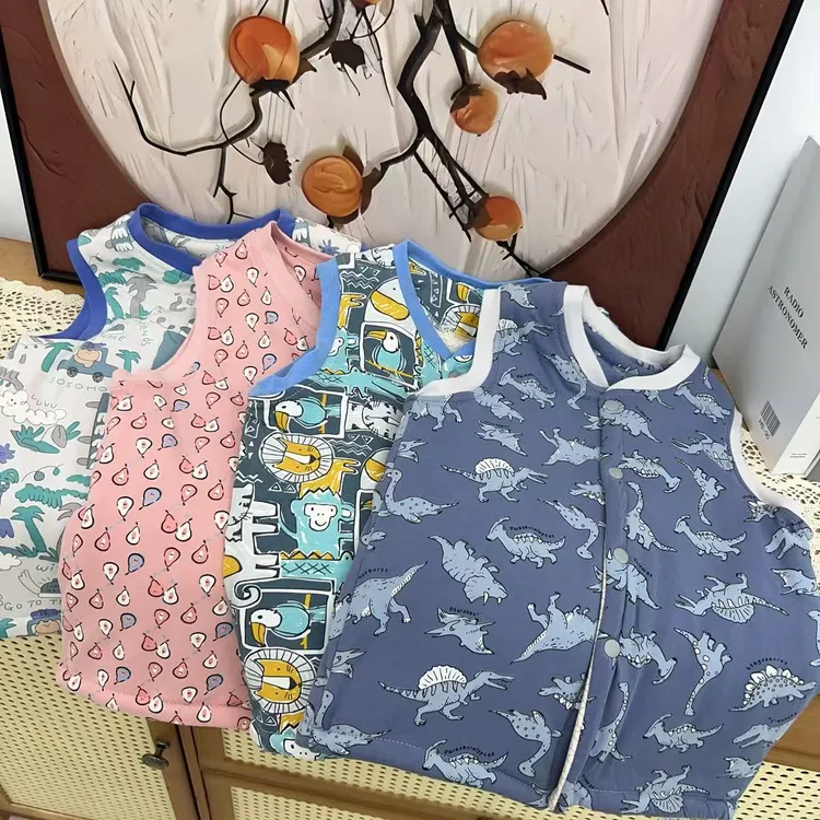 秋冬儿童纯棉马甲保暖背心男女童校服马夹背心坎肩内穿