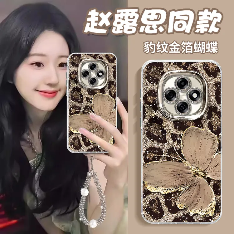 适用OPPOA6Pro手机壳新款创意奢华OPPOA6GT高颜值女款金箔蝴蝶精