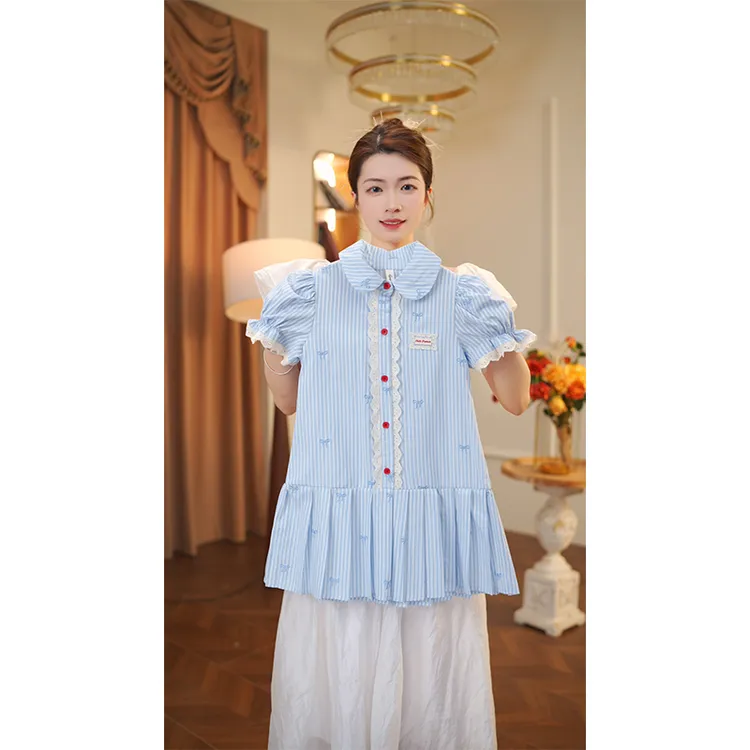 女童连衣裙2025夏季新潮款中大童女宝儿童夏款休闲裙子10025