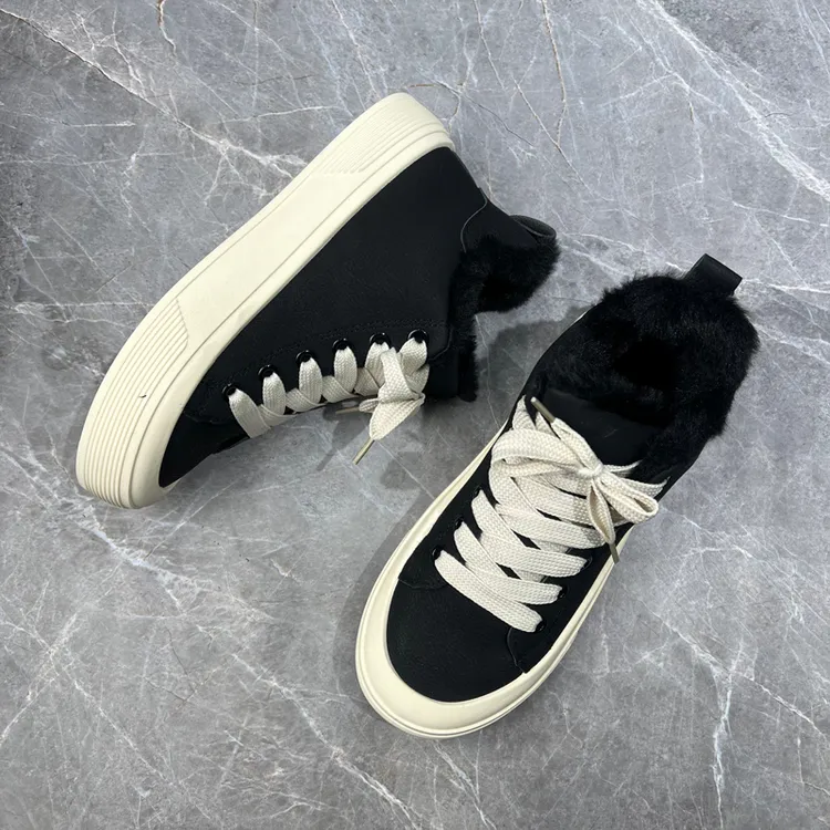 开车男鞋冬季加绒厚底保暖二棉鞋子潮款男士潮流百搭痞帅休闲板鞋