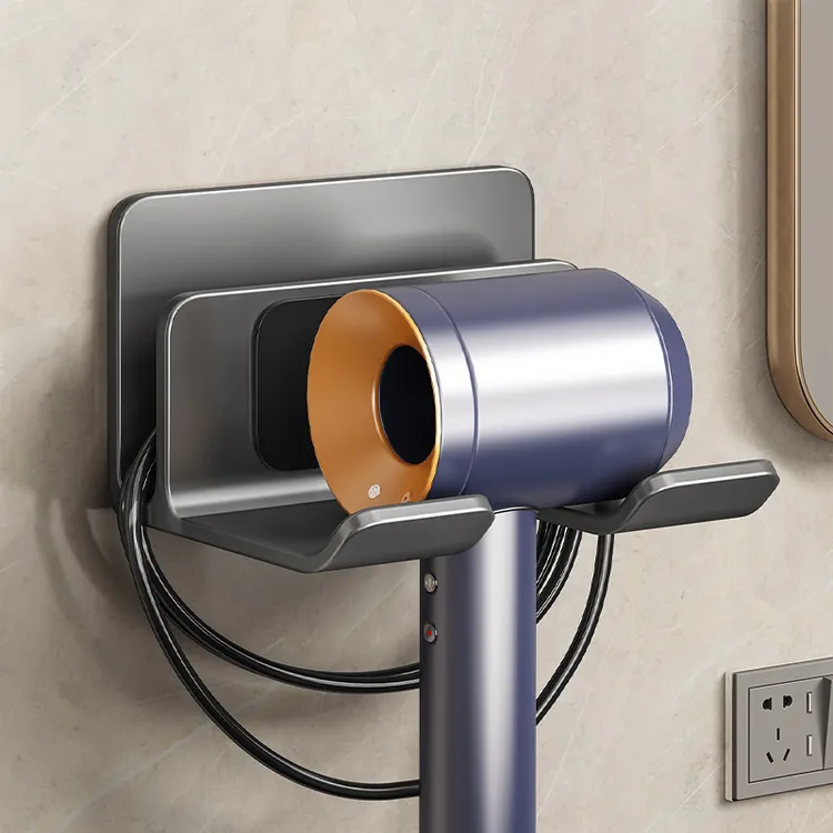 优勤吹风机置物架支架免打孔卫生间电吹风筒挂浴室壁挂式收纳神器