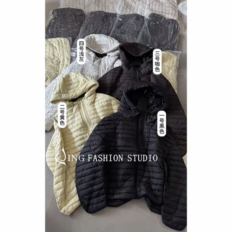 JING2025冬季新款33231宽松洋气白鸭绒羽绒外套女装保暖轻薄百搭