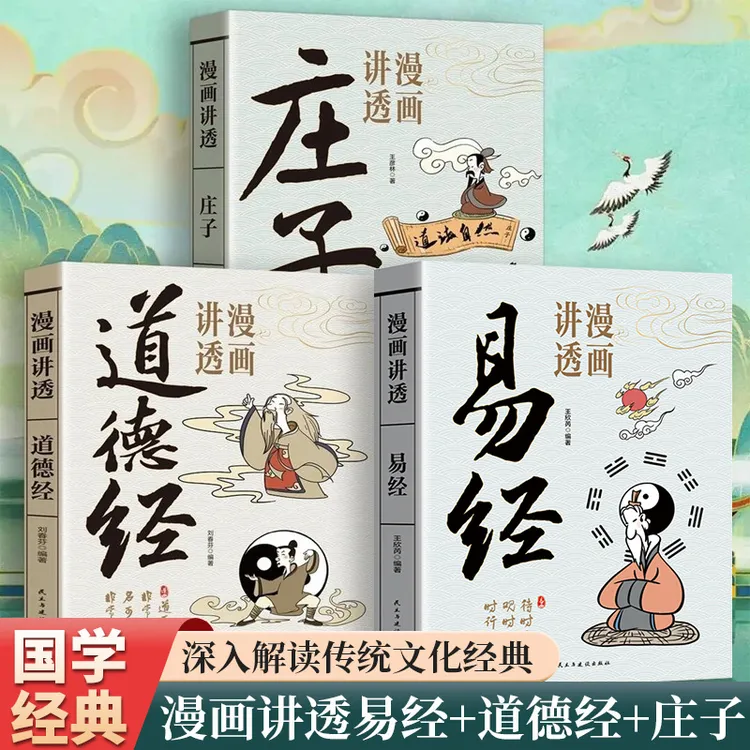 漫画讲透易经正版白话文用漫画的方式打开易经36挂详解易经入门书