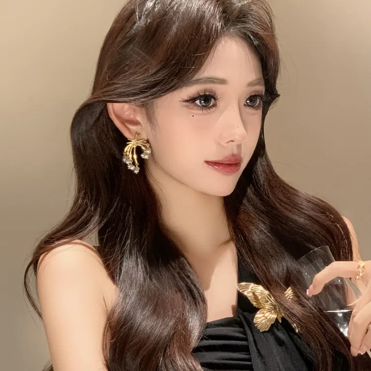 FULL GIRLISH耳环00598轻奢时尚气质耳钉耳饰