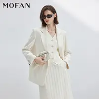 【籽言专属】MOFAN摩凡夏新款米色西装MAU452102