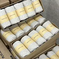 长筒新款！棉麻五双麻本色 袜子男士女士休闲透气防臭吸汗弹力袜JS
