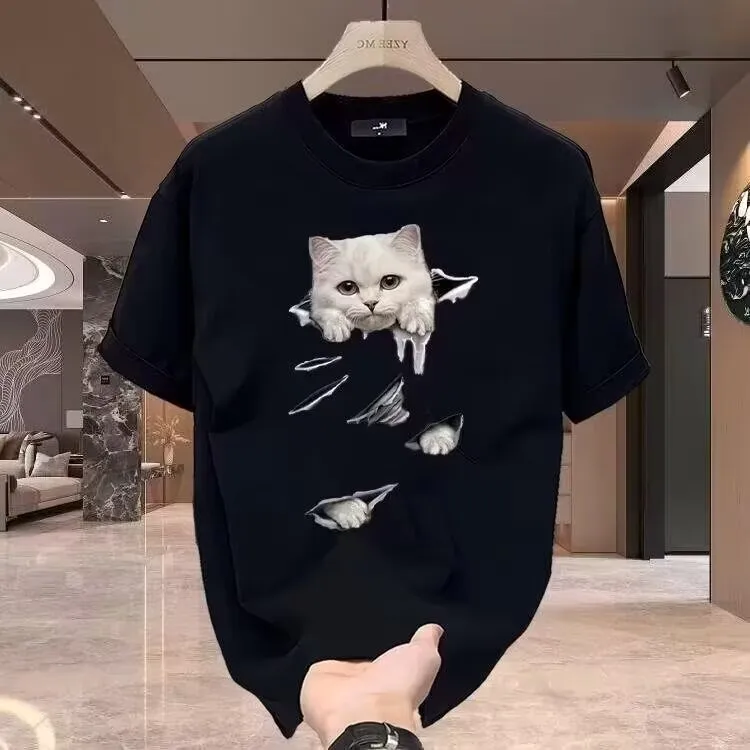 2025新款爆款夏季纯棉半袖休闲高档男士短袖t恤体恤潮牌百搭上衣T