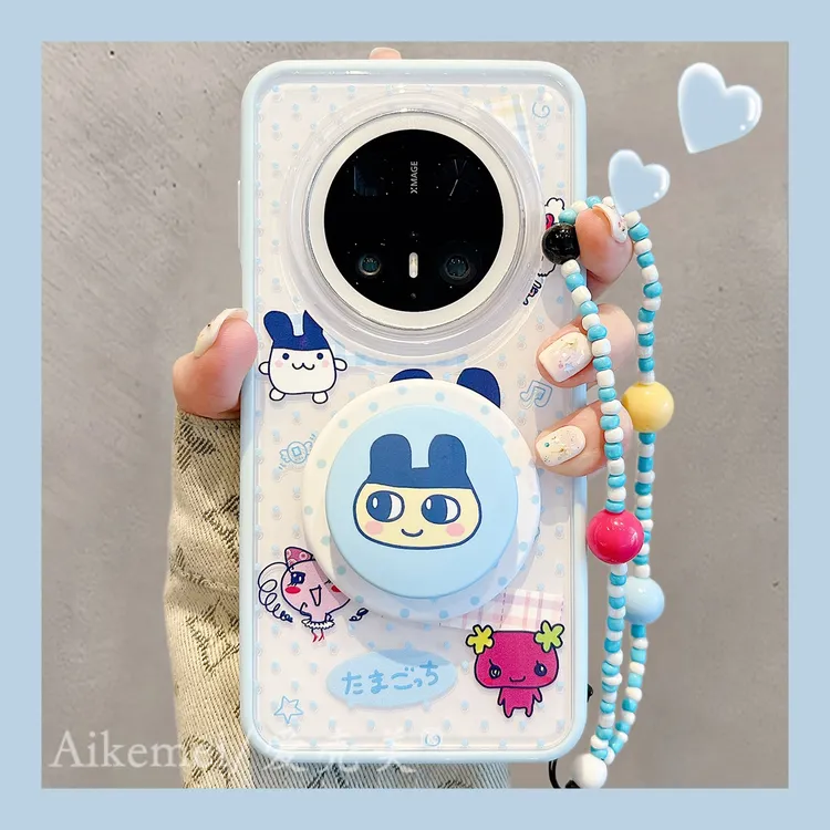 适用华为mate70pro+手机壳二合一波点mate60pro+拓麻歌子磁吸支架