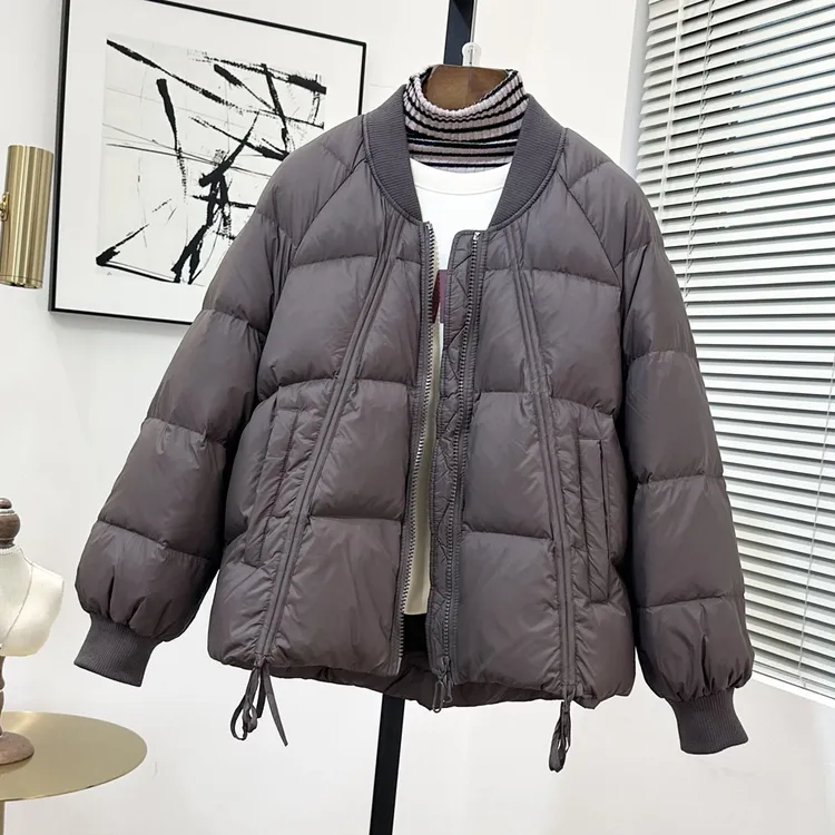 羽绒服女韩版宽松加厚保暖面包服显瘦小个子2024冬季新款时尚外套