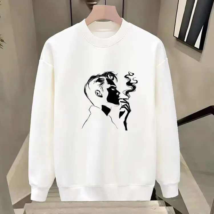 春秋百搭爆款卫衣春秋款时尚男韩版潮流宽松休闲学生港风上衣百搭