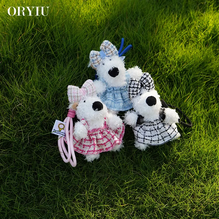 ORYIU【可爱西高地】钥匙扣手机扣包包挂件可爱狗狗挂件ins风百搭